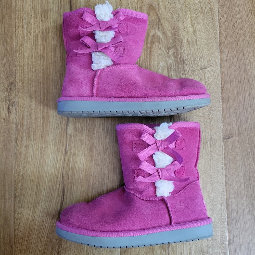 Koolaburra Pink Victoria Girls boots